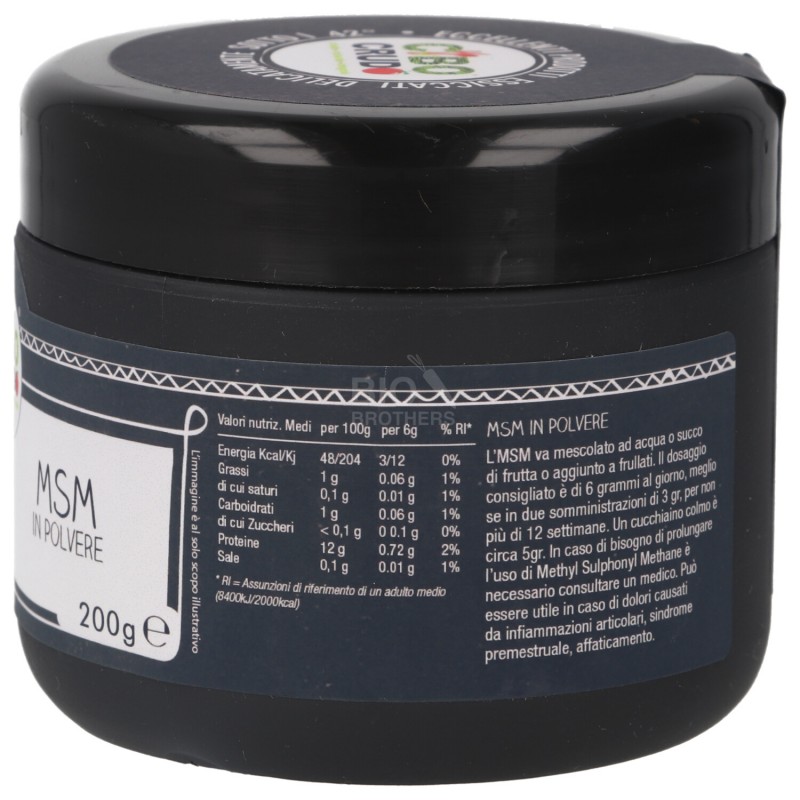 MSM Methyl Sulphonyl Methane in polvere