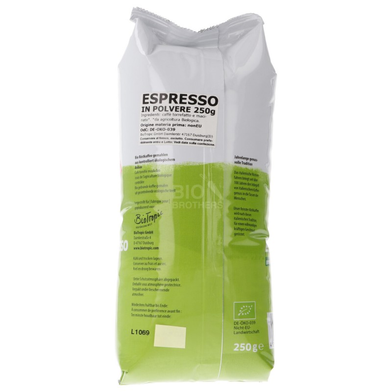 Caffè per espresso in polvere