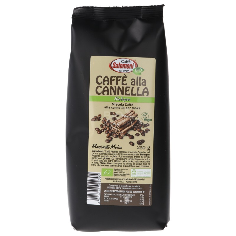 CAFFE' ALLA CANNELLA BIO 250GR SALOMONI