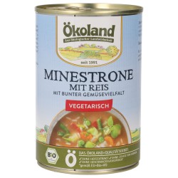 MINESTRONE CON RISO VEG. BIO 400ML OKOLAND