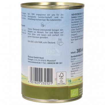 MINESTRONE CON RISO VEG. BIO 400ML OKOLAND MINESTRONE CON RISO VEG. BIO 400ML OKOLAND
