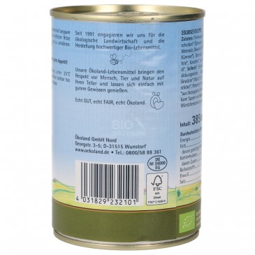 ZUPPA DI PISELLI CON CARNE BIO 400G OKOLAND ZUPPA DI PISELLI CON CARNE BIO 400G OKOLAND