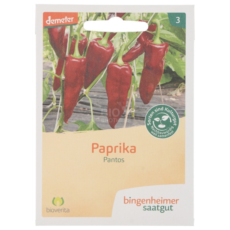 PEPERONE CORO BIOVERITA SEMENTI BIODINAMICHE ORTO BUSTINA