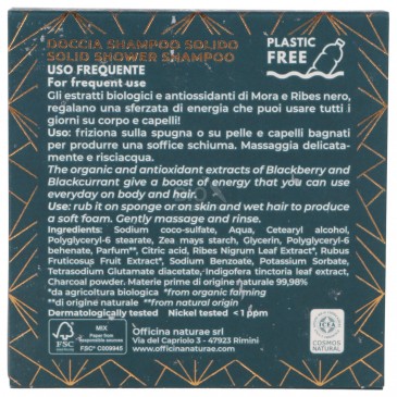 DOCCIA SHAMPOO SOLIDO USO FREQUENTE CO.SO. N03 MEN'S DOCCIA SHAMPOO SOLIDO USO FREQUENTE CO.SO. N03 MEN'S