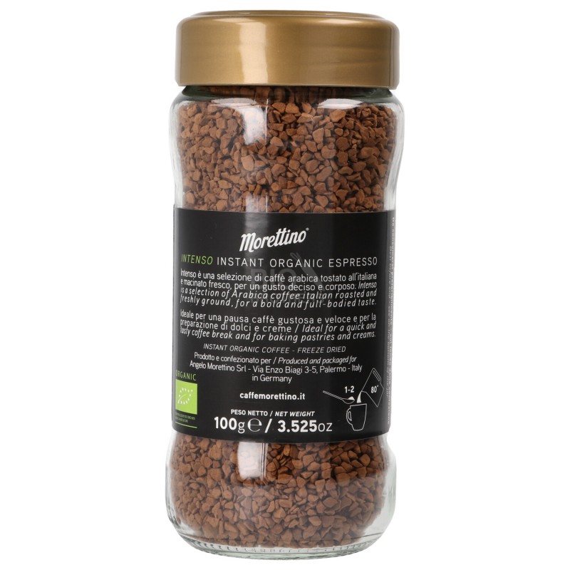 caffè solubile 100% arabica bio