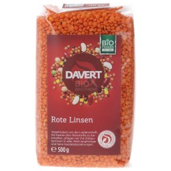 LENTICCHIE ROSSE BIO DECORTICATE 500G DAVERT