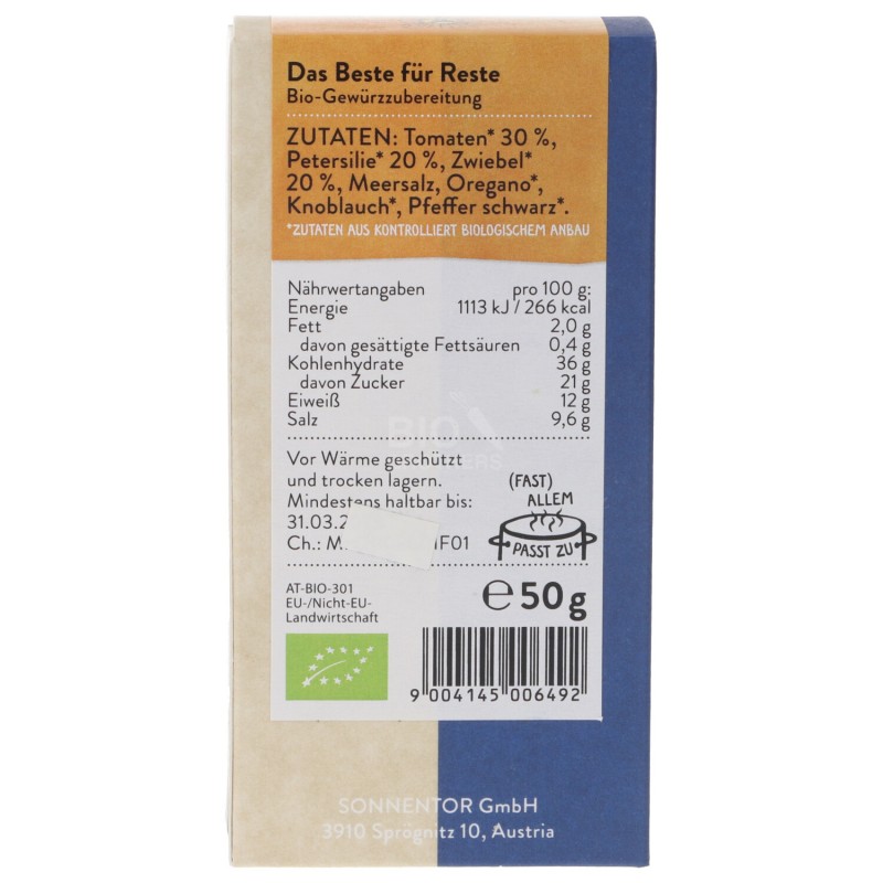 RESTI SUPER MIX SPEZIE BIO PER RESTI 50G SNN