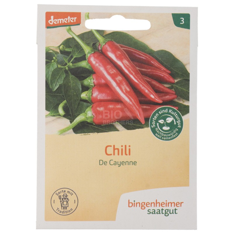 SEMENTI PEPERONCINO CAYENNA DEMETER PER L'ORTO BUSTINA