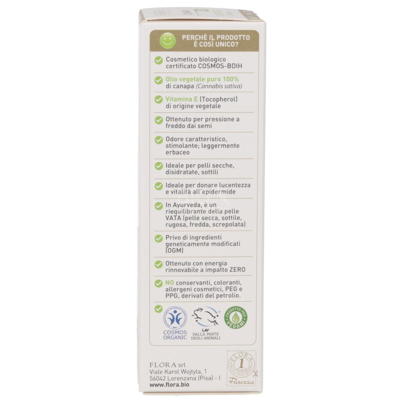 OLIO DI CANAPA 50ML FLORA