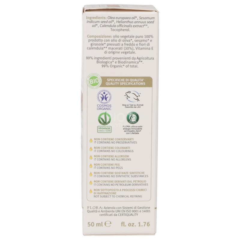 OLIO CALENDULA BIO 50ML FLORA