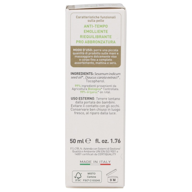 OLIO DI CAROTA 50ML FLORA