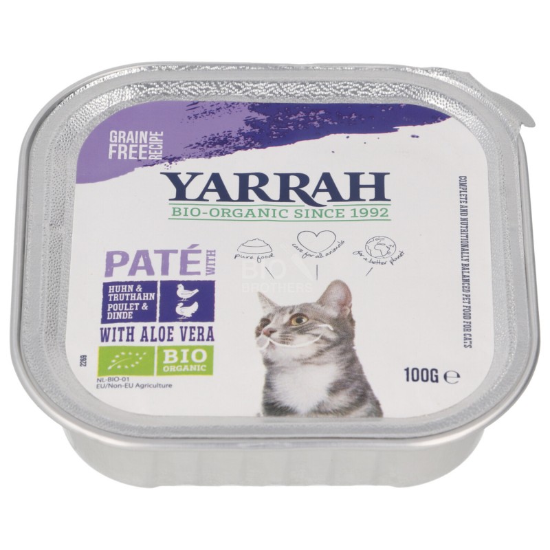 PATE' GATTI TACCHINO ALOE 100G YARRAH
