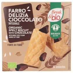 DELIZIA FARRO CACAO 6X30G BREAK BIO