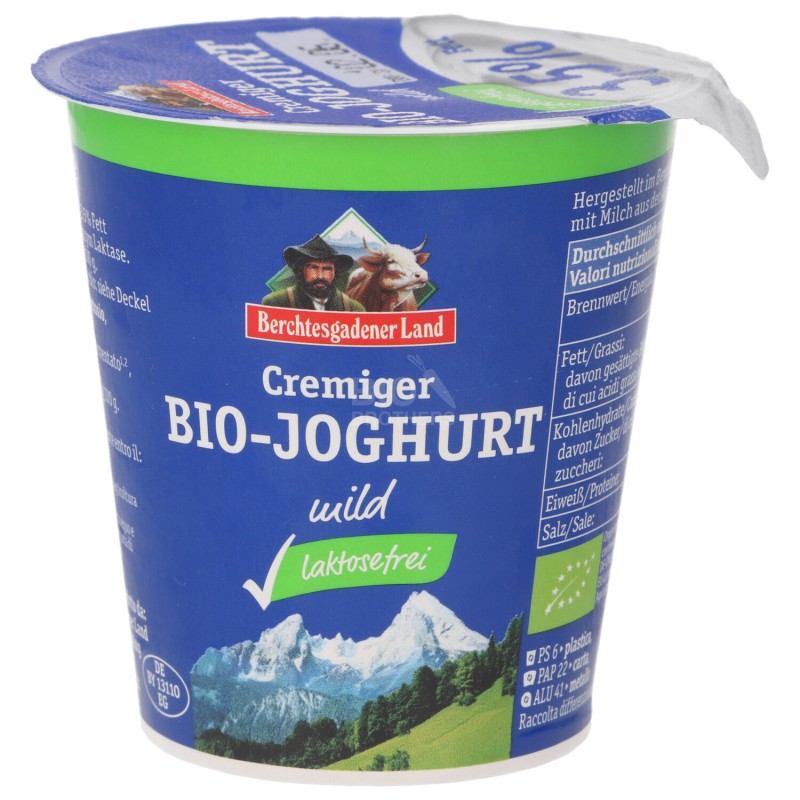 BIO-GURT LATTE FERMENTATO INTERO AL NATURALE SENZA LATTOSIO 150G BERCH