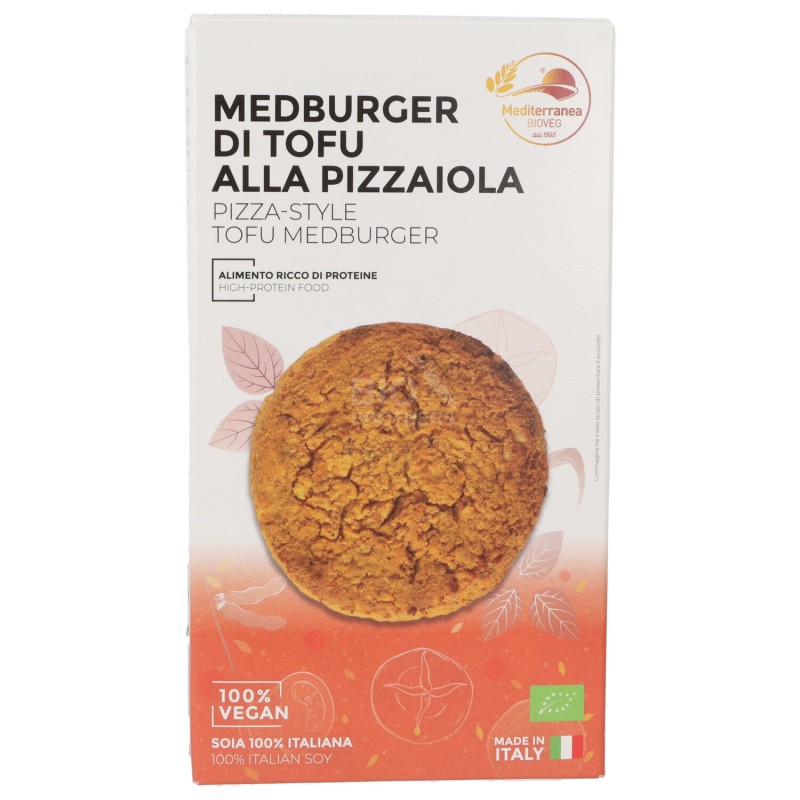 MedBurger di Tofu alla Pizzaiola Bio Vegan