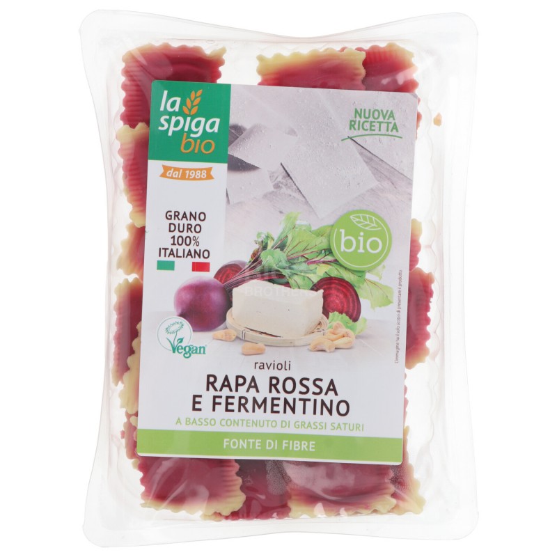 RAVIOLI RAPA ROSS.FERMENTINO 250G SPIGA