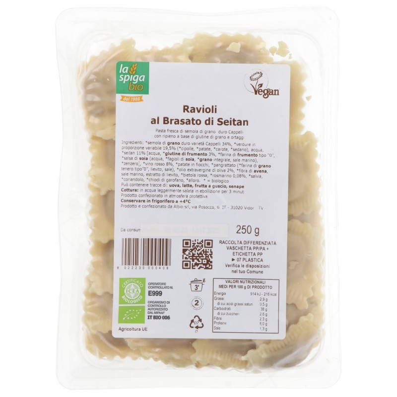 RAV. BRASATO SEITAN 250G LA SPIGA