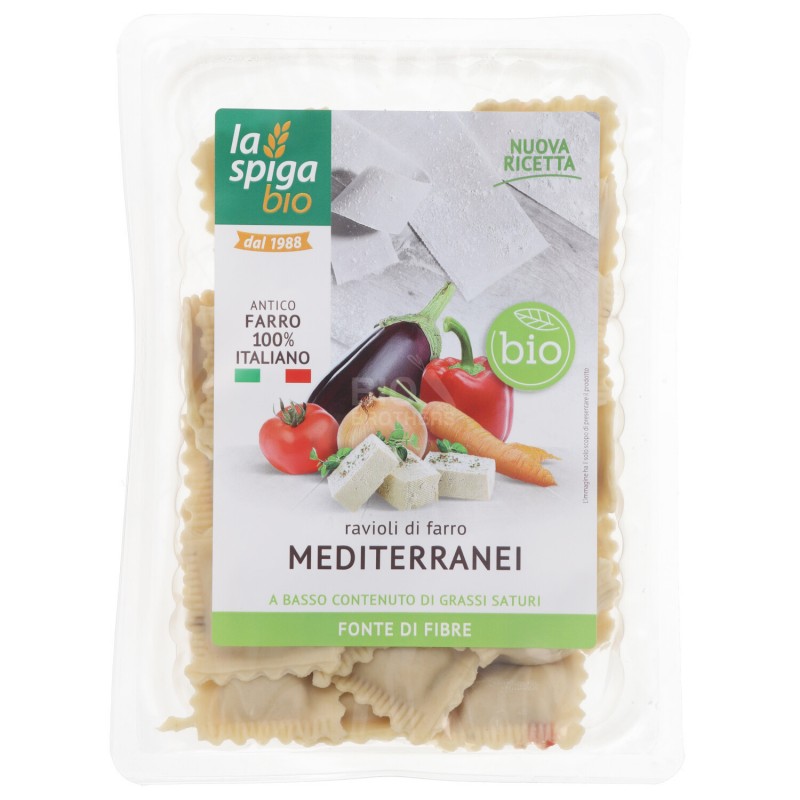 RAVIOLI DI FARRO BIO VEGETALI 250GR LA SPIGA