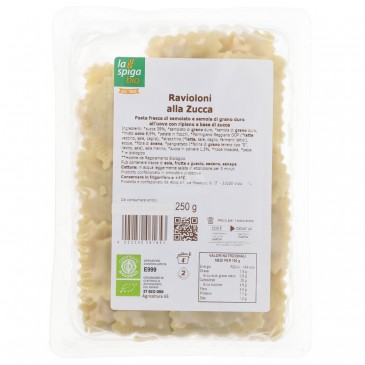 RAVIOLONI ALLA ZUCCA BIO 250G SPIGA RAVIOLONI ALLA ZUCCA BIO 250G SPIGA