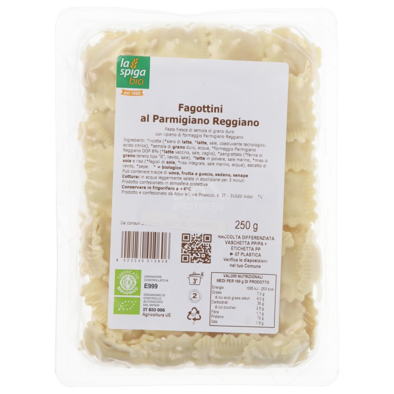 FAGOTTINI PARMIGIANO 250G LA SPIGA 
