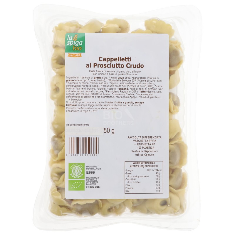CAPPELLETTI AL CRUDO 250G LA SPIGA