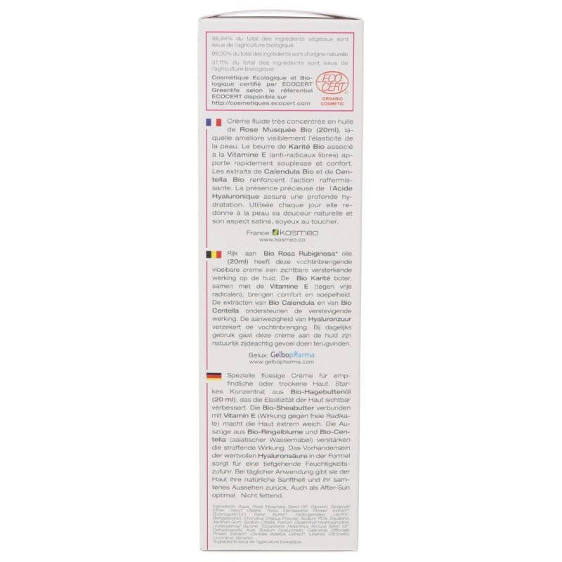 CREMA FLUIDA PER IL CORPO ROSA MOSQUETA ACIDO IALURONICO 200ML ITC