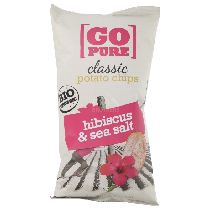 PATATINE CHIPS BIO HIBISKUS 125G GO PURE