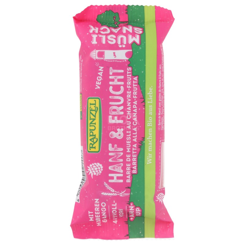 BARRETTA CANAPA E FRUTTA 50GR BIO