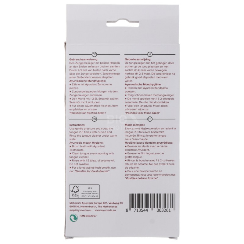 NETTA-LINGUA IN ACCIAIO MARA.AYURVEDA