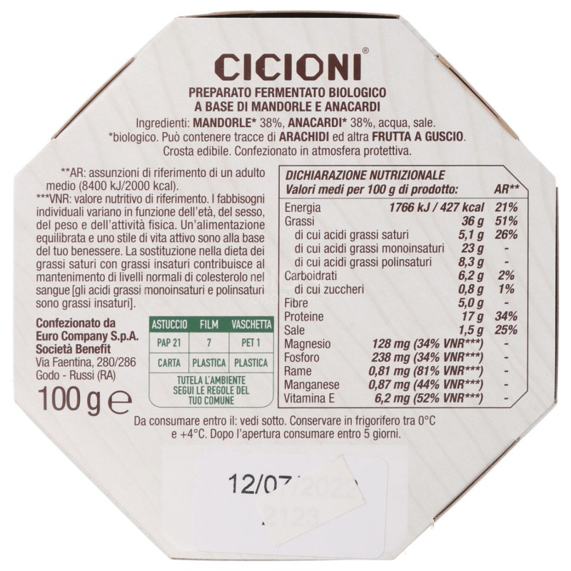 CICIONI FERMENT.ORIG.100G BIO