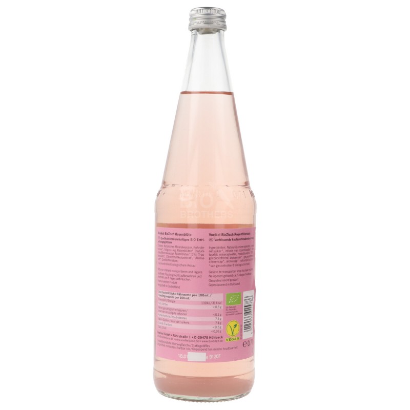 BIBITA ALLA ROSA FRIZZANTE BIOZISCH 700ML VOELKEL