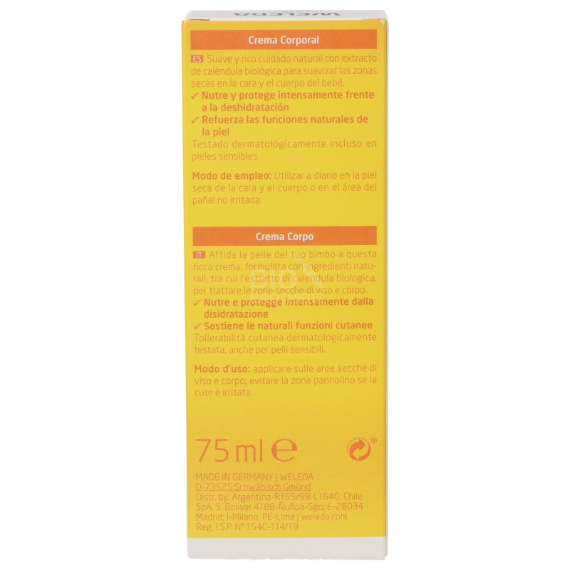 Crema Corpo Baby alla Calendula