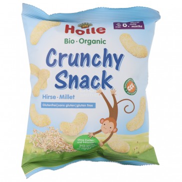 Crunchy Snack 100% Miglio Senza Glutine da 8°mese Crunchy Snack 100% Miglio Senza Glutine da 8°mese