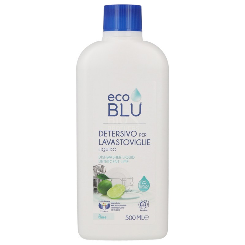 DETERSIVO PER LAVASTOVIGLIE LIQUIDO AL LIME 500ML ECOBLU