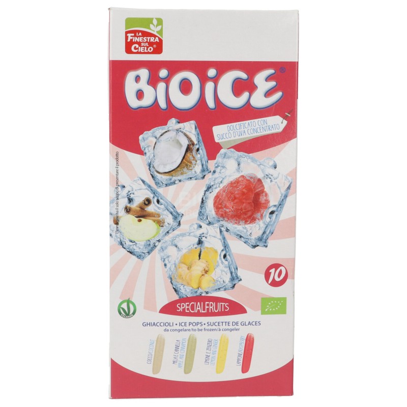 GHIACCIOLI SPECIAL FRUITS BIO 10X40ML FINESTRA