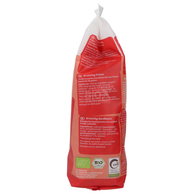 Krunchy granola alla fragola