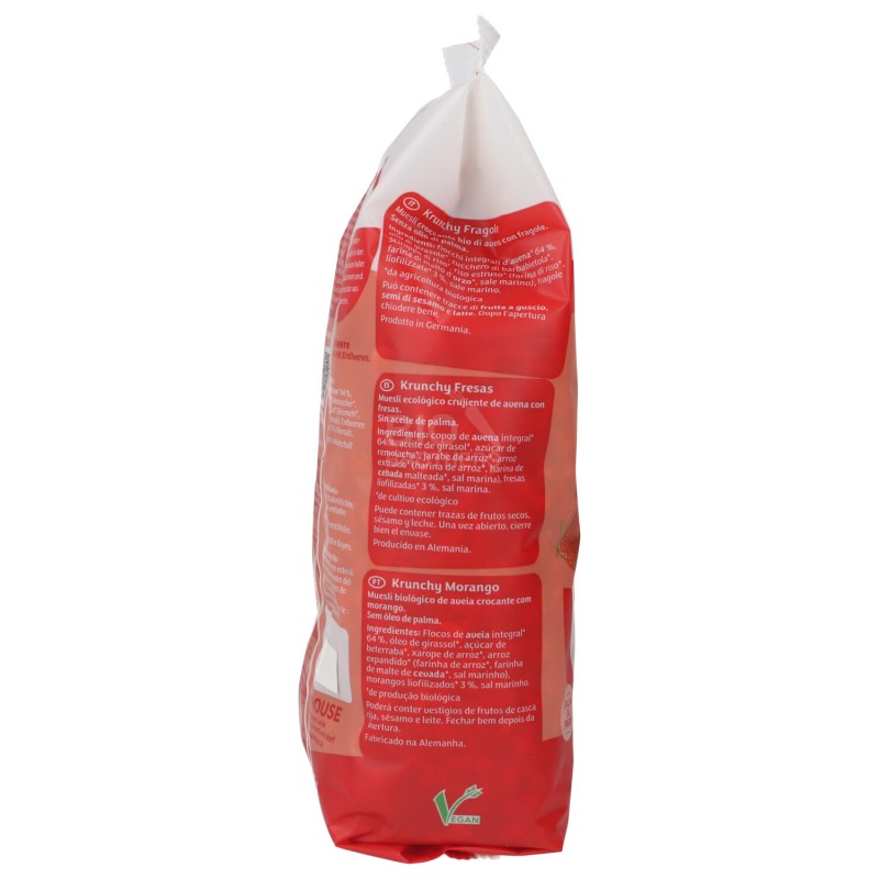 Krunchy granola alla fragola