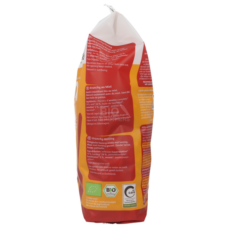 Krunchy granola al miele