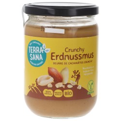 Crema crunchy vegana di arachidi