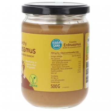 Crema crunchy vegana di arachidi Crema crunchy vegana di arachidi