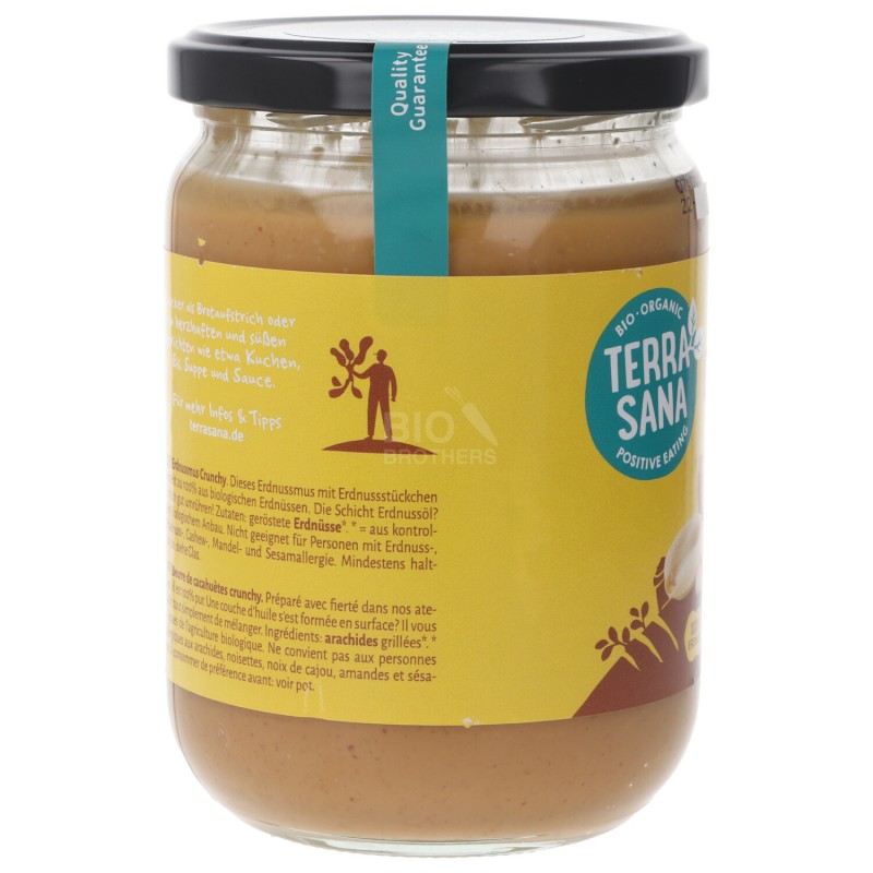 Crema crunchy vegana di arachidi