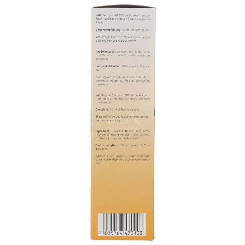 SUCCO NONI BIOLOGICO 330ML GSE