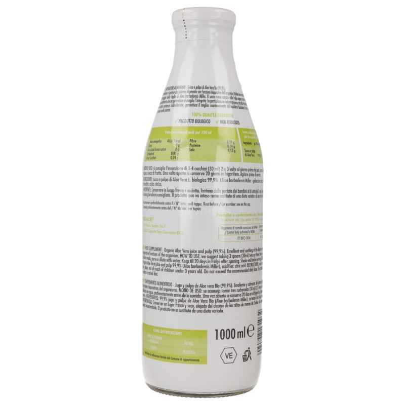 SUCCO POLPA DI ALOE 1L BIO ALOE