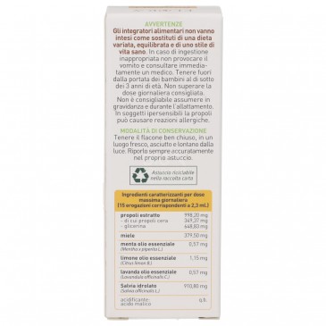 PROPOLI SPRAY SENZA ALCOOL 30ML PROPOLI SPRAY SENZA ALCOOL 30ML