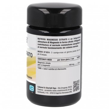 MAGNESIO CITRATO 50CPR NUTRIVA MAGNESIO CITRATO 50CPR NUTRIVA