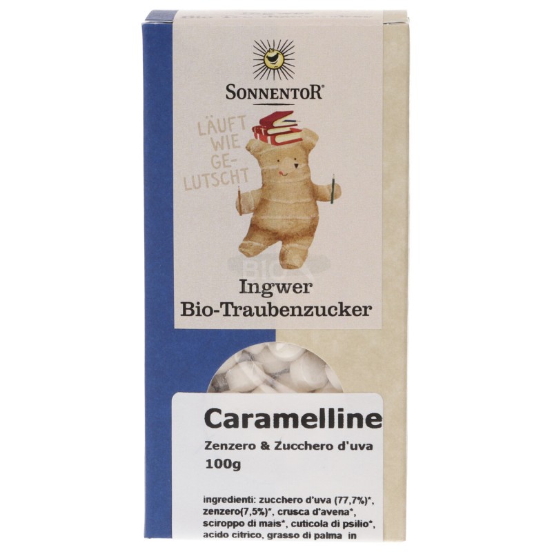 Caramelline bio allo zenzero