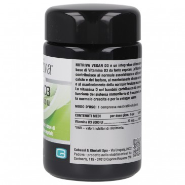NUTRIVA VEGAN D3 2000 NUTRIVA VEGAN D3 2000