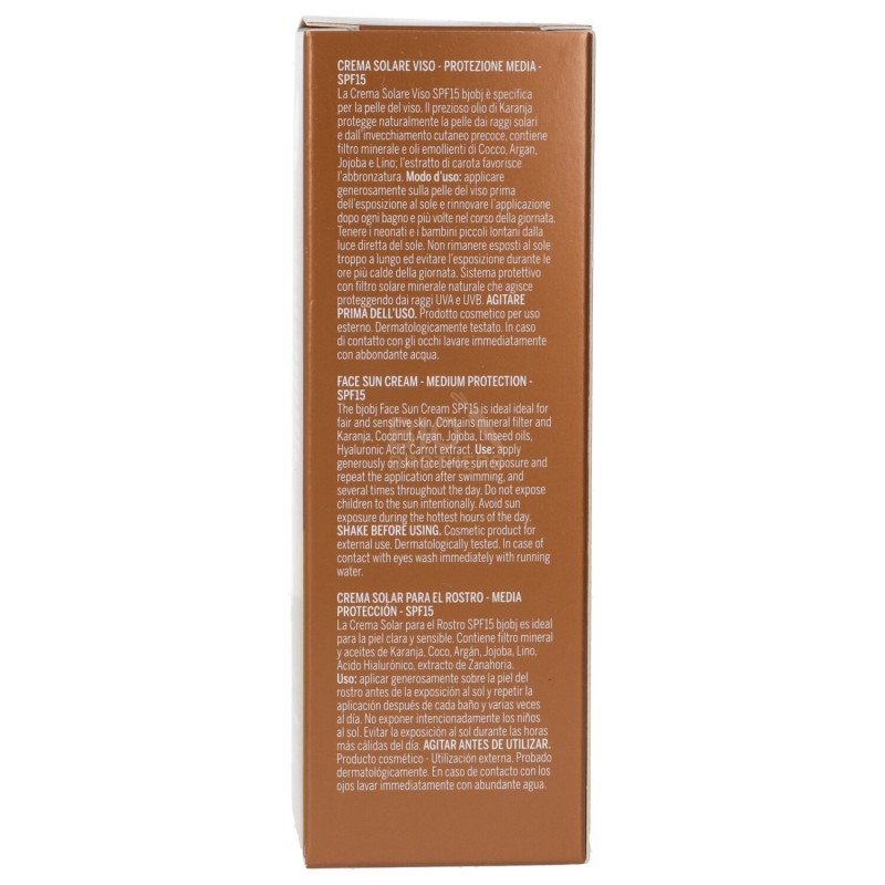 CREMA SOLARE VISO SPF 15 50ML BJOBJ