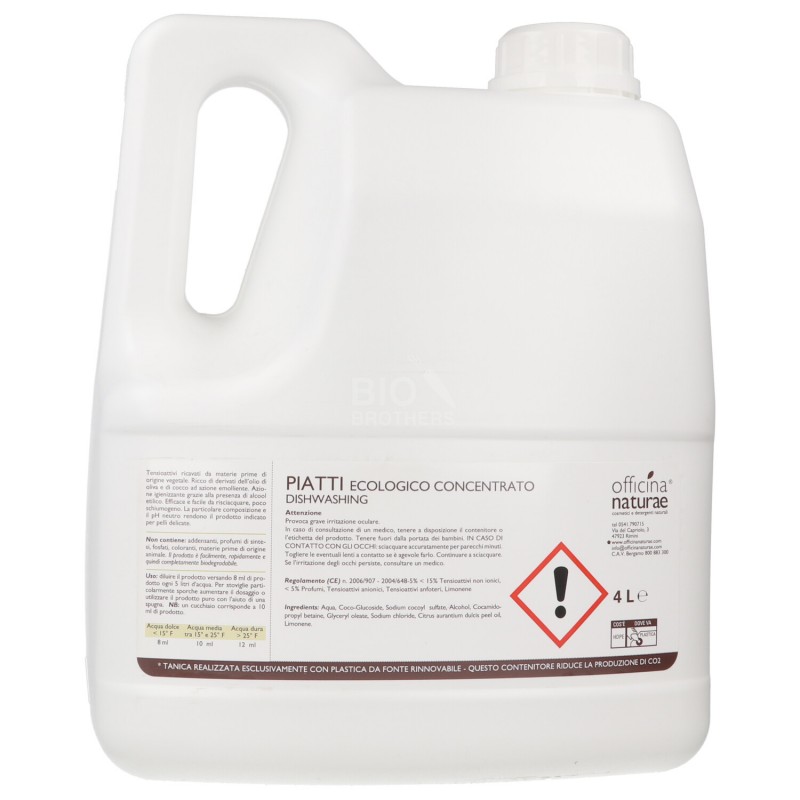 DETERSIVO PIATTI CONC. 4L OFF.NAT.