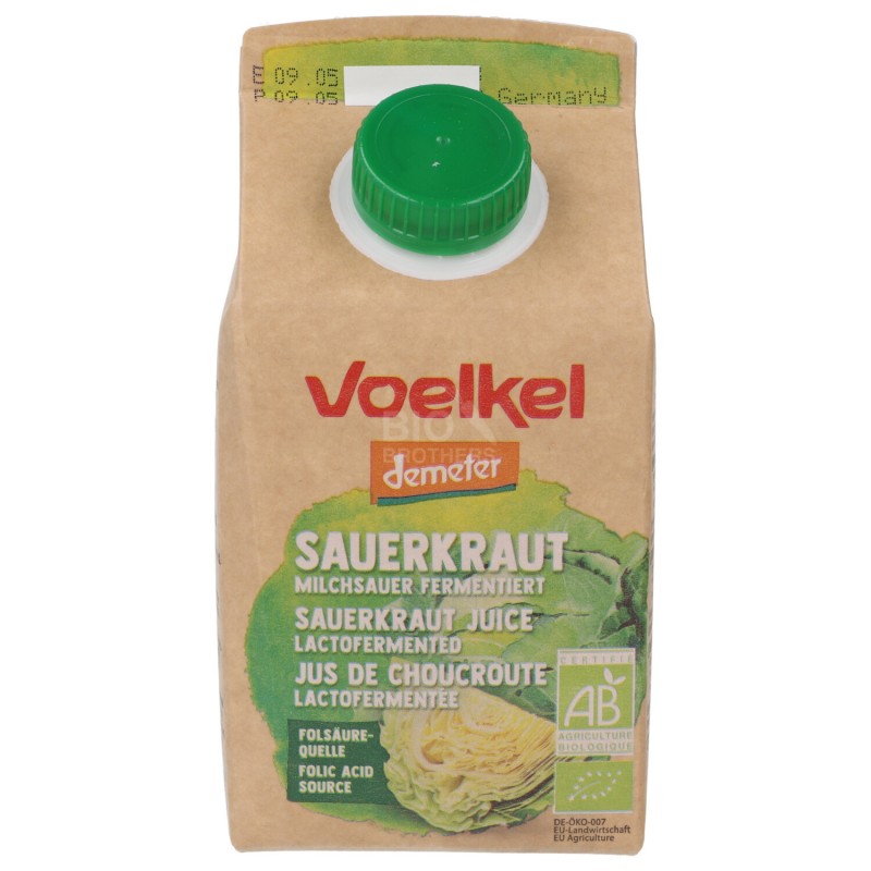 SUCCO DI CRAUTI LACTO-FERMENTATO DEMETER 500ML VOELKEL